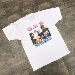 Vintage Naughty By Nature O.P.P Yeah You Know Me Single Stitch NO‎ TAG